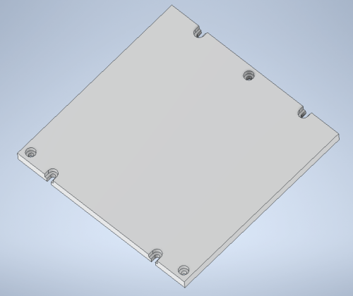 Micron Build plate - stock size